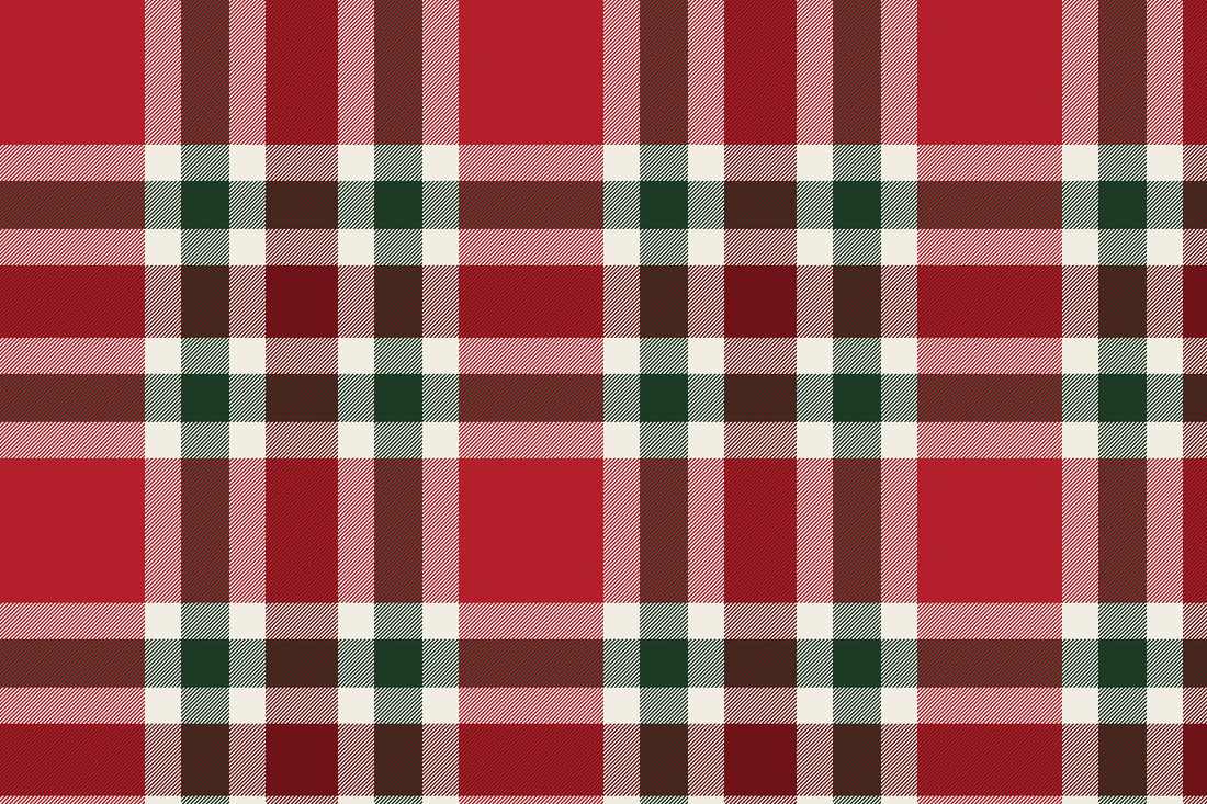 A Tartan Gift-Wrapping Guide — tartan illustration