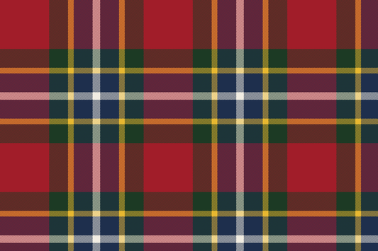 Hosting in Tartan for the Holidays — tartan illustration