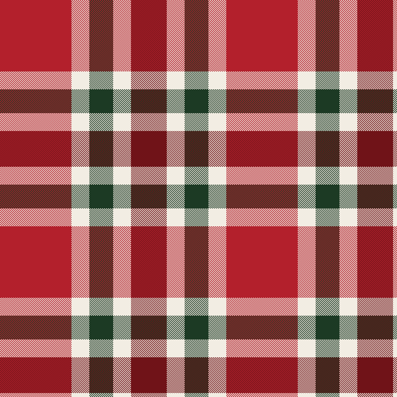 Tartan Window Curtain